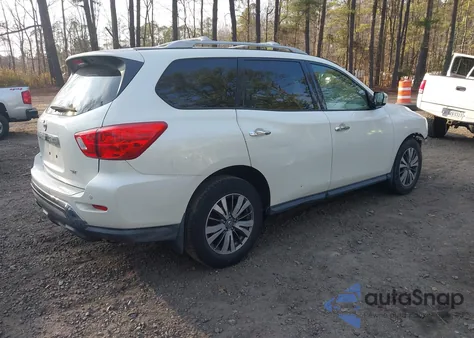 2018 Nissan Pathfinder Sv z USA, uszkodzony, nr VIN 5N1DR2MN7JC647144